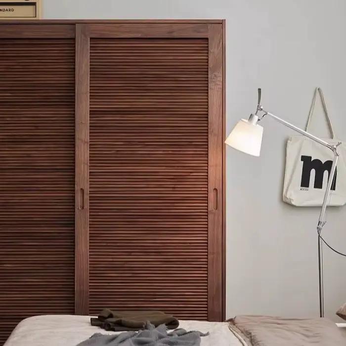 Tiroir marron armoires brillant pas cher européen gain de place armoires rangement chambre en bois A