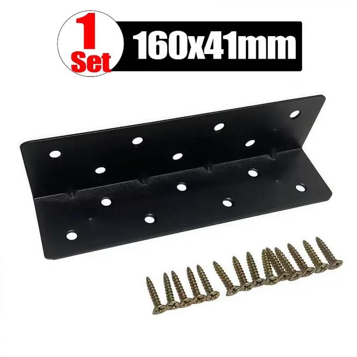 Supports d'angle de lit surélevés, cadre en bois, support de lit en forme de L à Angle droit avec vi