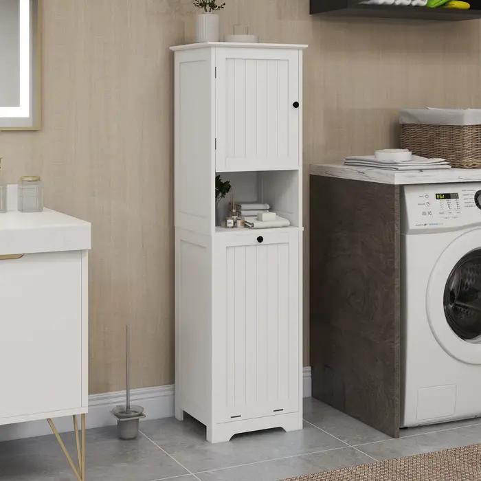 Armoire à linge blanche à une seule cellule, solide et durable, à la mode