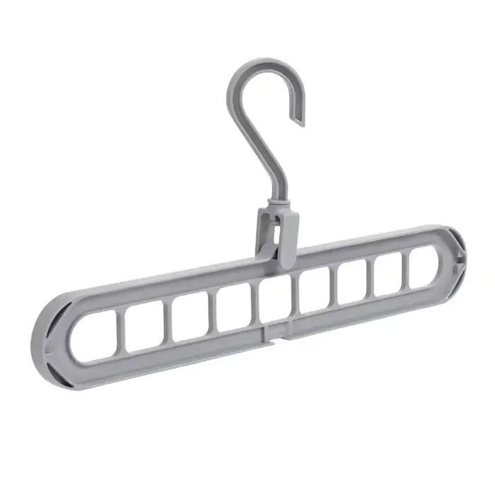 Support de rangement de garde-robe à 9 trous, support de séchage de vêtements pliable multifonctionn