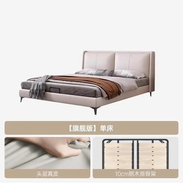 Chambre à coucher lit esthétique moderne luxe King salon lit deux personnes dormir Muebles Para dort