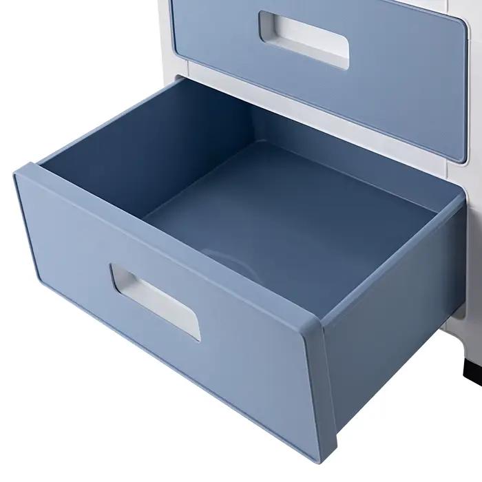 Armoire à tiroirs à 6 niveaux, tour en plastique, organisateur de bureau pour cuisine, salle de bain