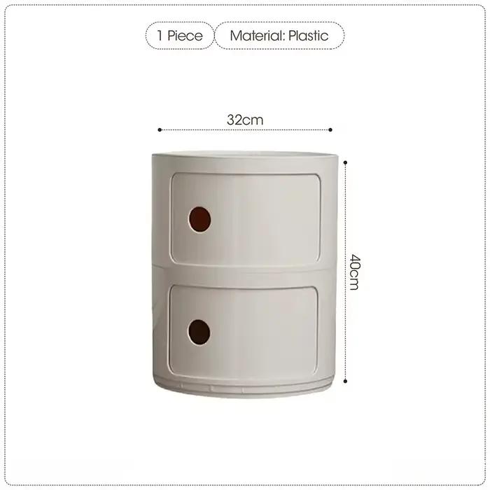 Armoire de chevet rouge en filet nordique, moderne, Simple, ronde, blanche, créative, Mini, petite T