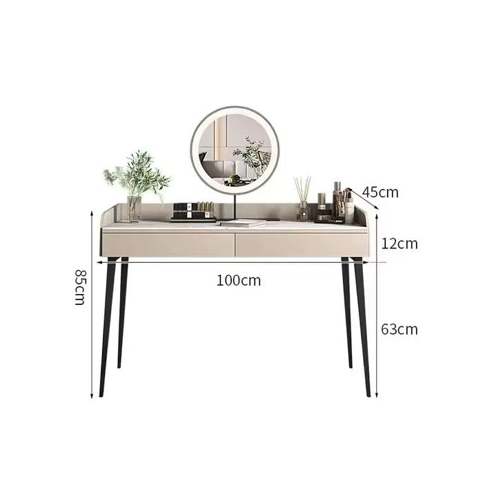 Commode moderne Simple en pierre, coiffeuse de bureau, meuble de rangement pour chambre à coucher, T