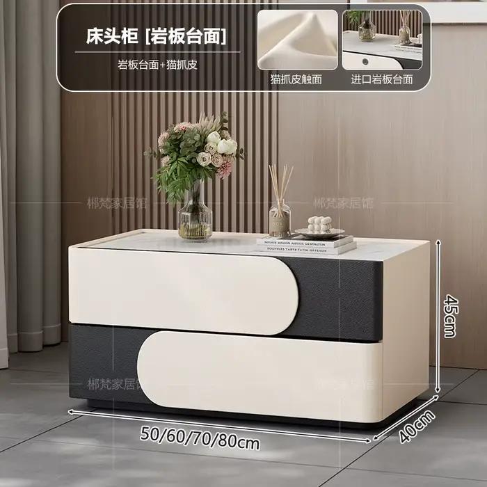 Table De chevet japonaise drôle minimaliste luxe Unique Table De chevet rangement chevet Mesita De N