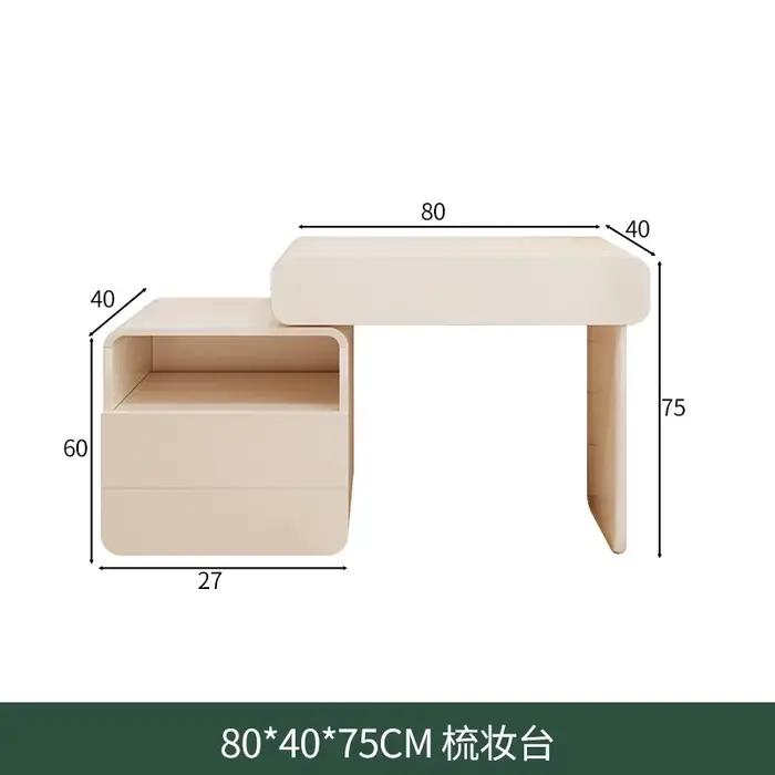 Coiffeuse de chambre à coucher de luxe, tiroir pour filles, organisateur moderne, rangement de coiff