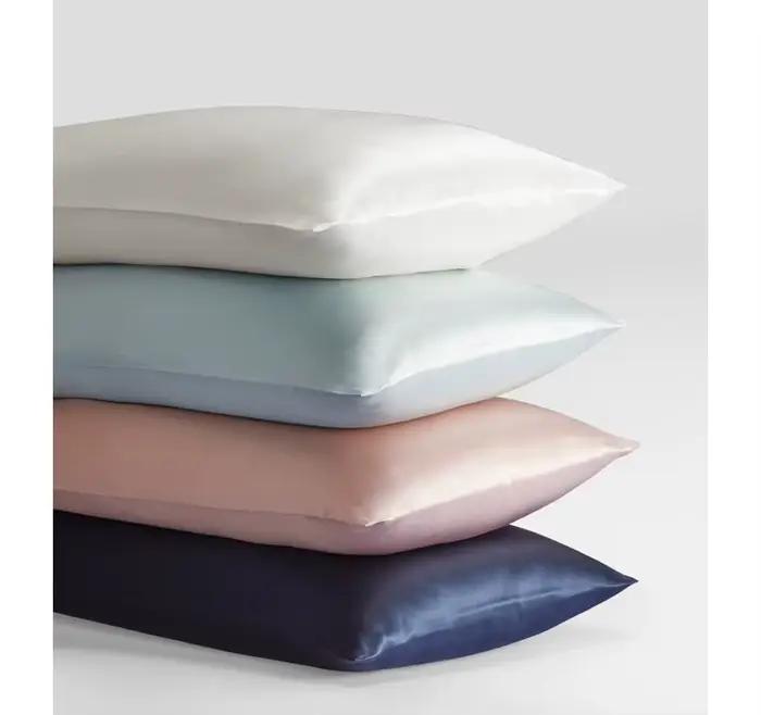 Juwensilk– taie d'oreiller en soie naturelle, taie d'oreiller en soie mûre, tache soyeuse, standard 