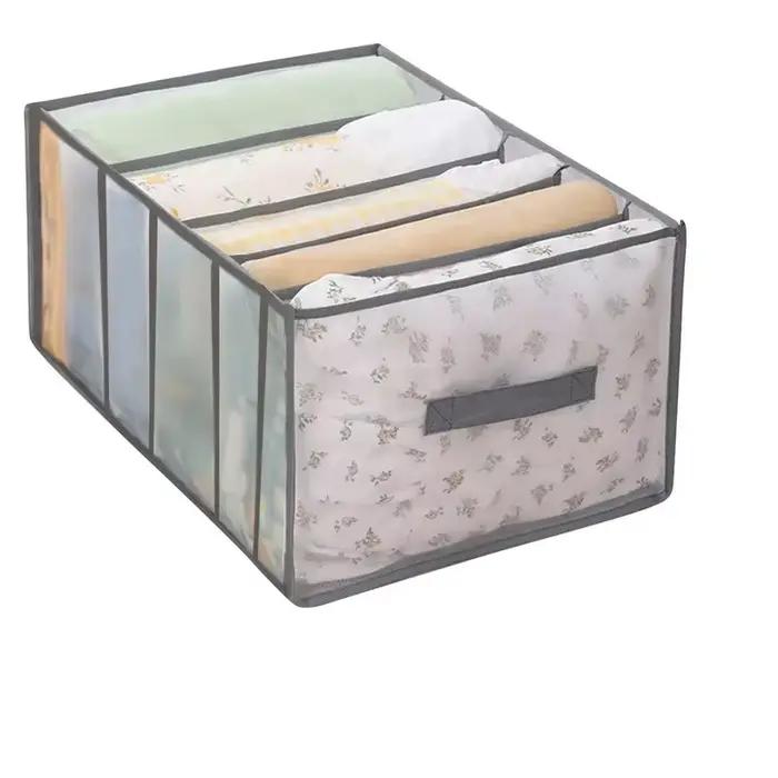 Housse de couette de grande capacité, rangement à 5 grilles, drap de lit, doudoune, organisateur de 