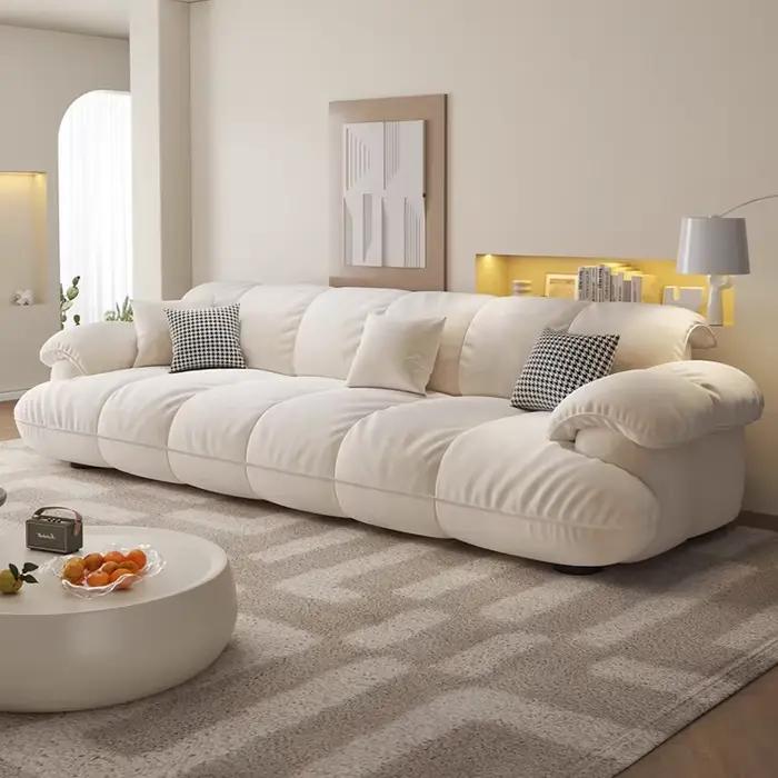 Coussin adultes canapé-lit confortable Relax grand canapé élégant doux nordique salon Moveis Para Ca