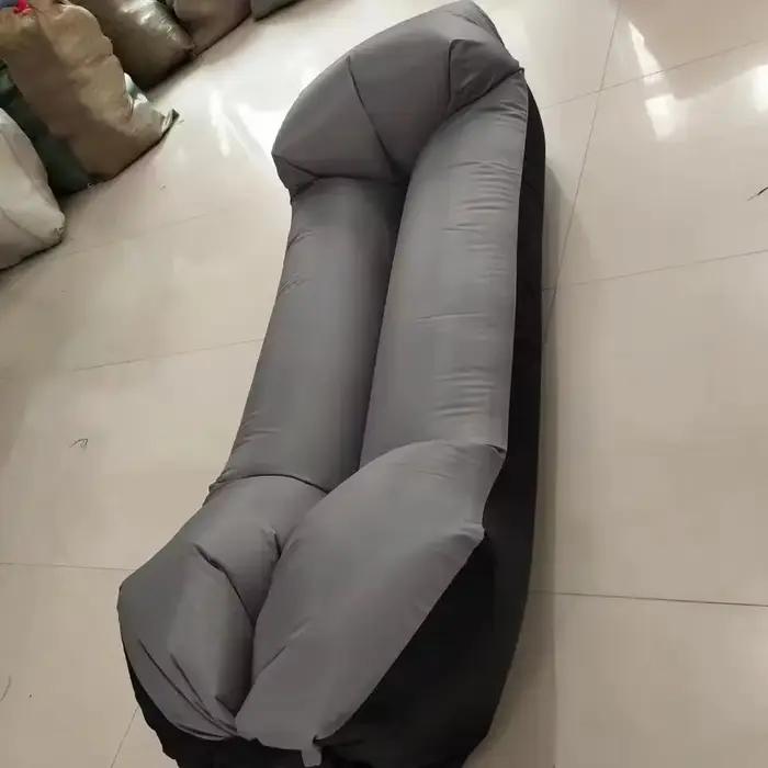 Canapé-lit gonflable de bonne qualité, 240x70cm, sac de couchage de plage