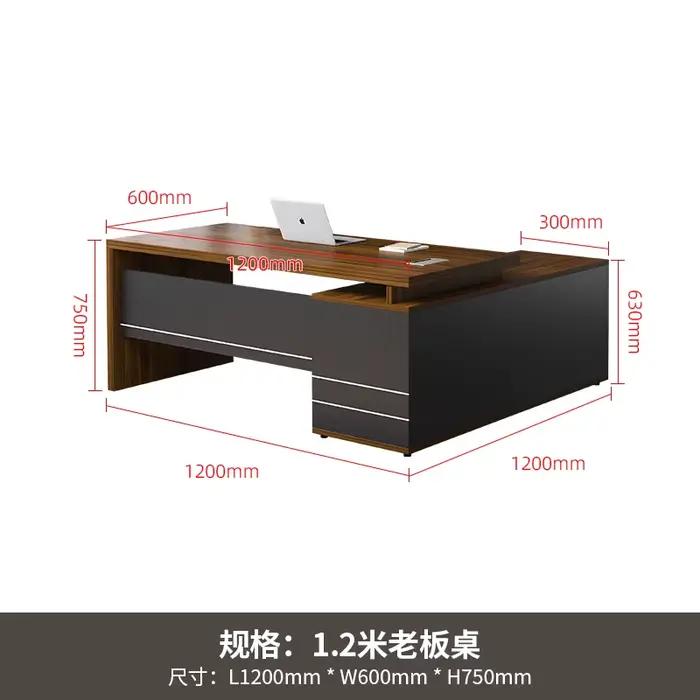 Bureau européen irrégulier salon créatif esthétique moderne concepteur sûr bureau étagères Mesa Orde