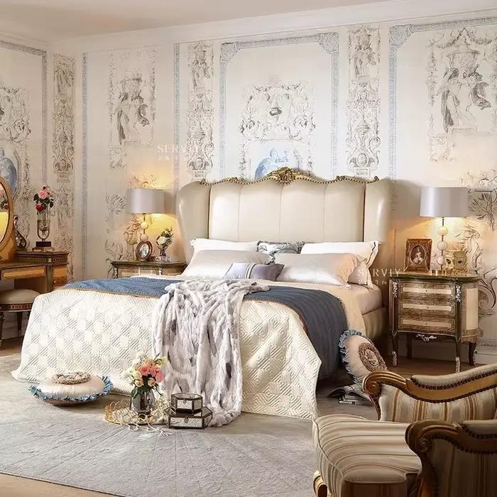 Cadre Unique lit luxe lecture tables De nuit chambre salon lit cadre enfants dormir Meubles De Chamb