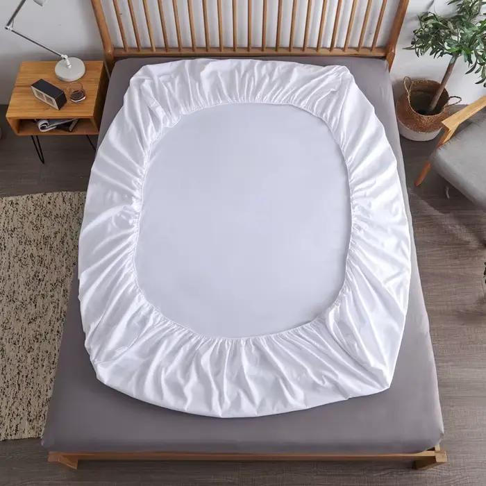 Drap-housse en coton avec bandes élastiques, housses de matelas réglables antidérapantes pour lit si