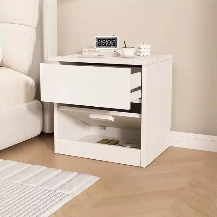 Table de chevet avec application/verrouillage de carte magnétique, casier de rangement, table de che
