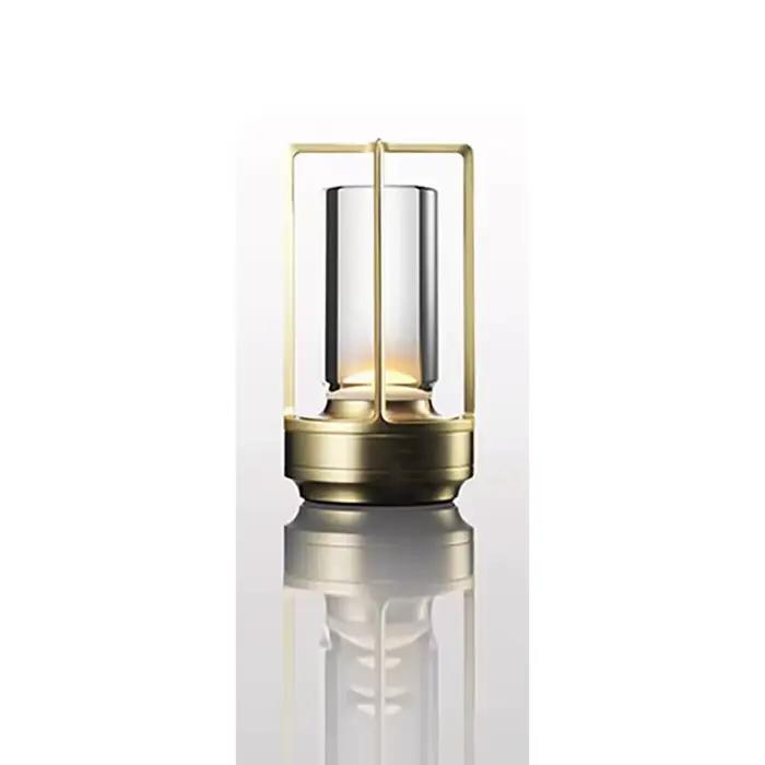 Lampe de chevet en plastique avec éclairage LED tactile, lampe de table pour chambre à coucher, déco