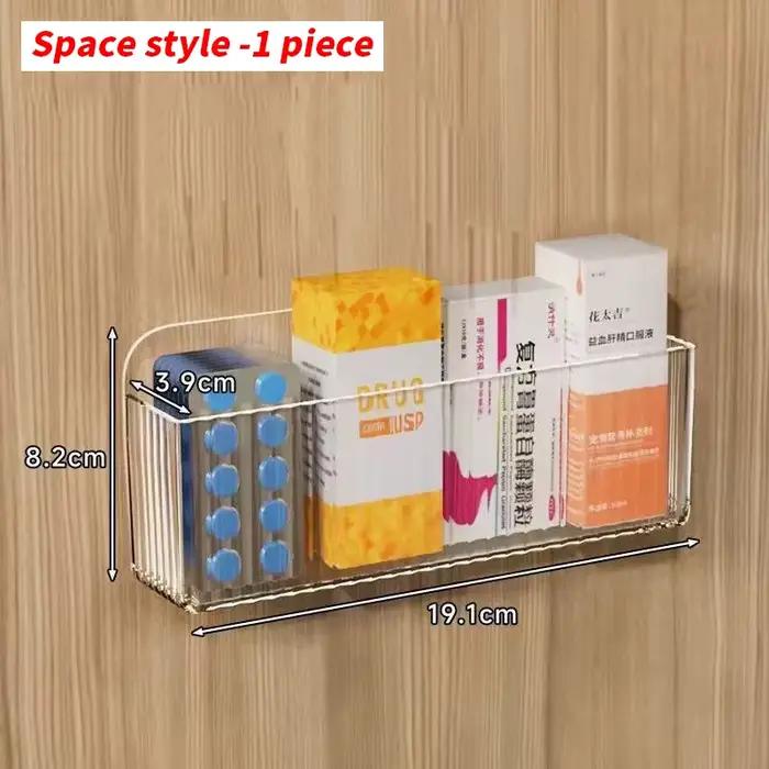 1 pièce - Boîte de rangement murale multifonctionnelle - adaptée au stockage quotidien de médicament