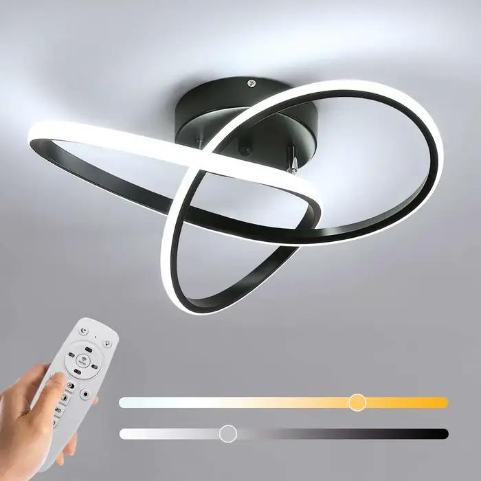 Plafonnier réglable, plafonnier LED 36W avec télécommande pour salon, couloir, cuisine salle de bain