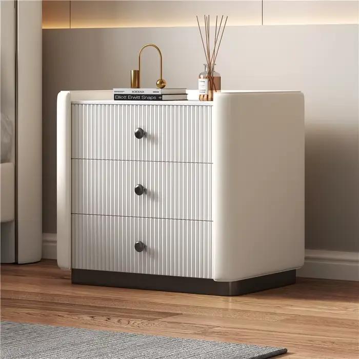 Avec tiroirs Tables De Chevet rangement Design esthétique minimaliste Tables De Chevet lumière luxe 
