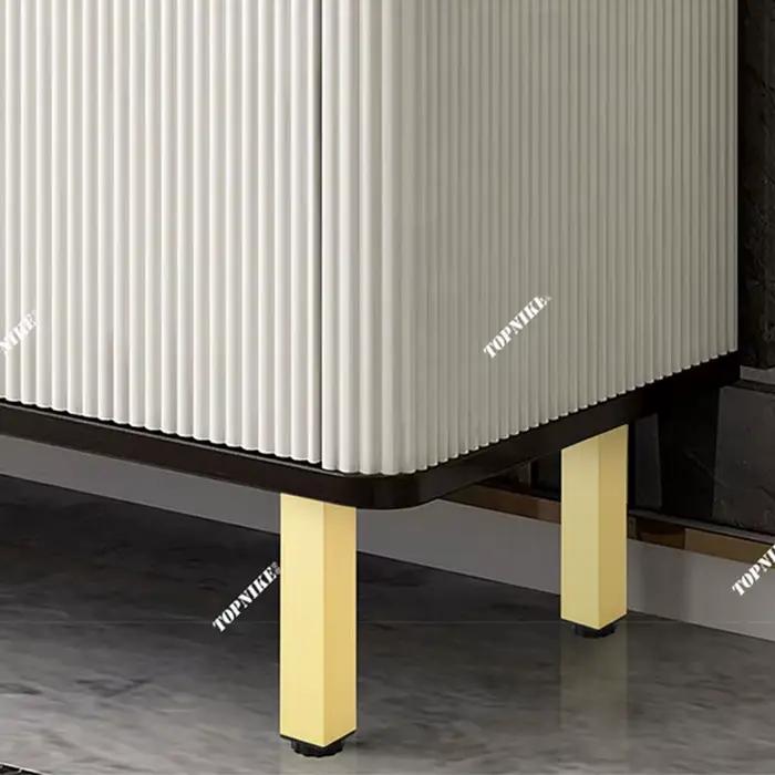 Pieds de meubles noirs pieds d'armoire carrés réglables pieds de Support en aluminium coussin canapé