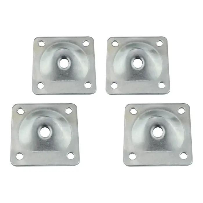 Fiosphdreams-Plaques de fixation pour pieds de meubles, support de pieds de table et de canapé, quin