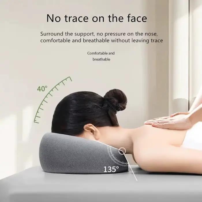 Oreiller ergonomique en mousse à mémoire de forme, respirant, repose-tête, Massage corporel, repose-