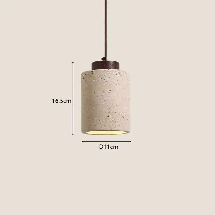 Designer moderne japonais wabi-sabai chambre chevet éclairage bar B & B grotte jaune pierre lustre c