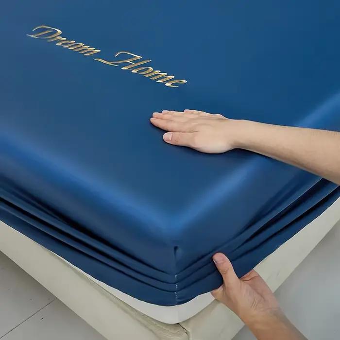 WASART-Drap-housse en rayonne satinée lisse, housse de matelas d'été, lit double de luxe, lit aviati
