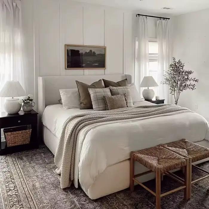 Dressing lit Double rembourré cadre Unique lit français chambre dormir Queen Size Mobili Per La Casa