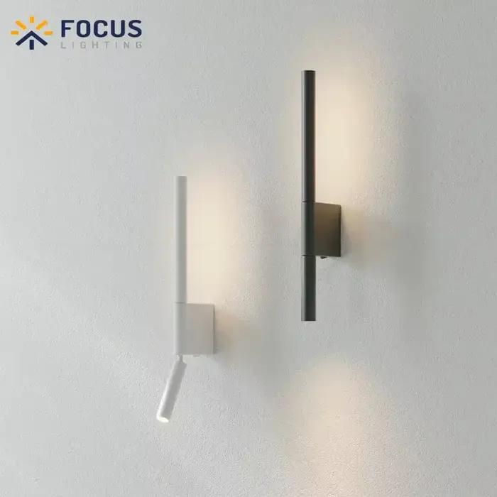 Applique de chevet rotative à 330 degrés, lampe de lecture réglable avec interrupteur, minimaliste, 