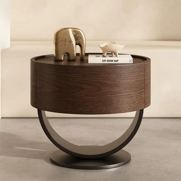 Table de chevet de luxe légère avec tiroirs pour chambre à coucher, qualité supérieure, élégance raf