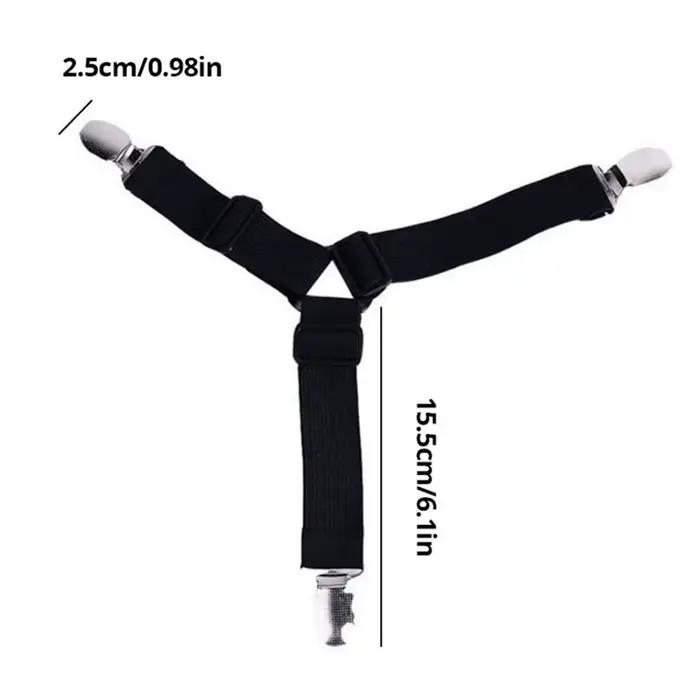 Attaches élastiques pour drap de lit, 4 pièces/lot, gadgets de support pour drap de lit, clip de cou