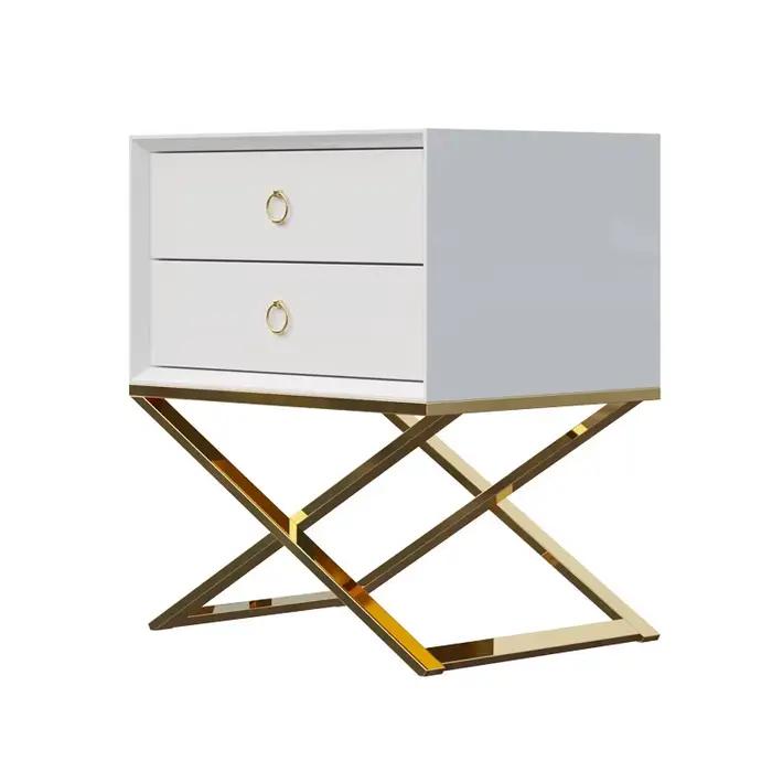 Table de chevet de luxe légère pour chambre à coucher, petite Mini armoire de rangement, Table de ch