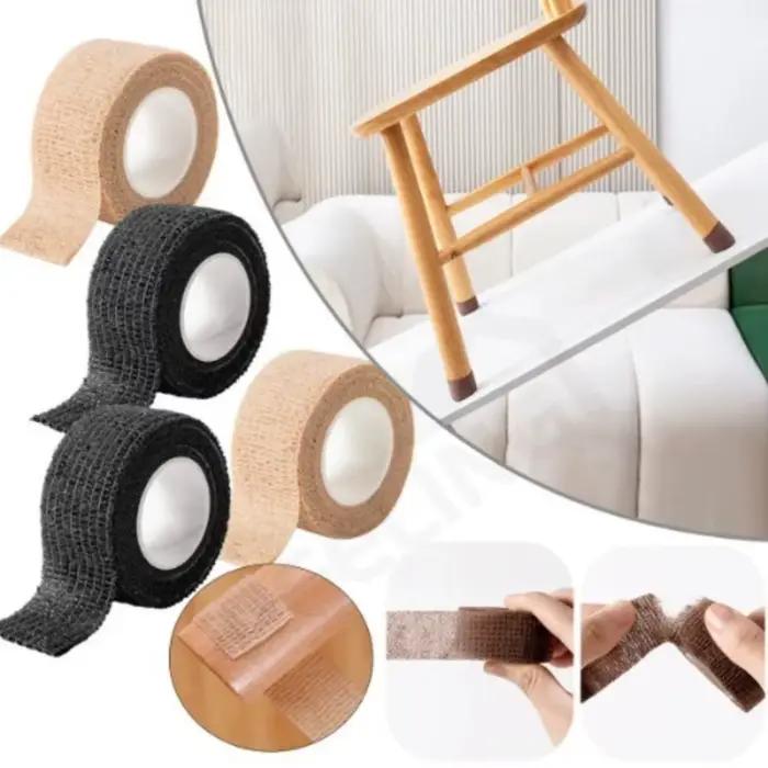 Autocollants de couverture de jambe de table de chaise de rouleau de meubles en feutre anti-ald, cou