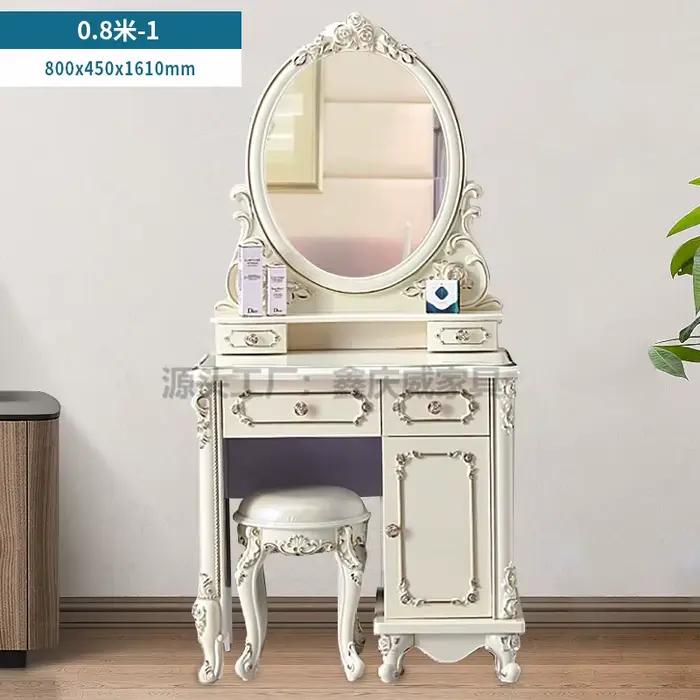 Table de vanité de luxe élégante, gain de place, commodes esthétiques Vintage Premium, rangement, me