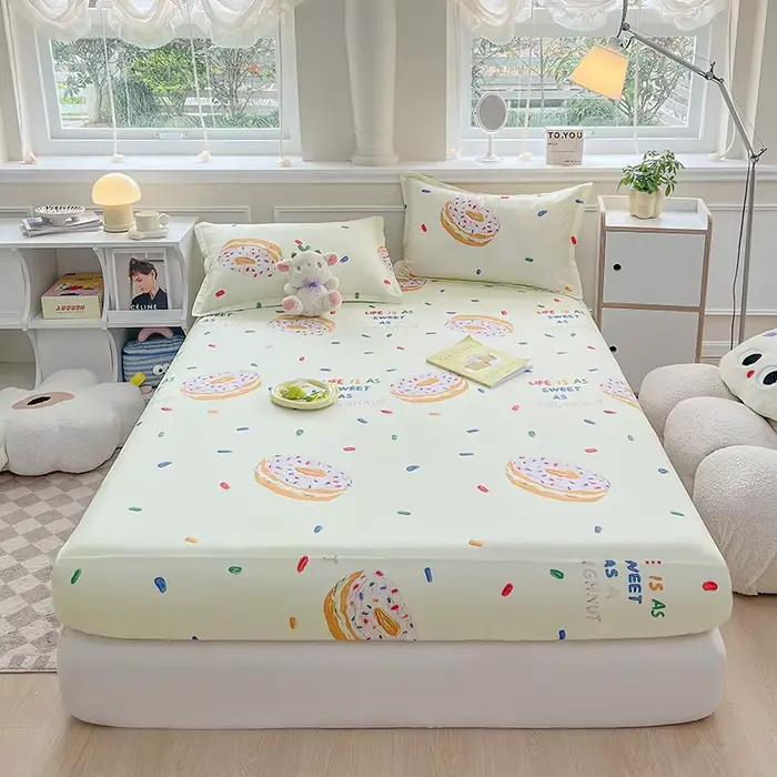 Un bonnet de lit une pièce imprimé (sans taie d'oreiller) housse de matelas couverture complète anti