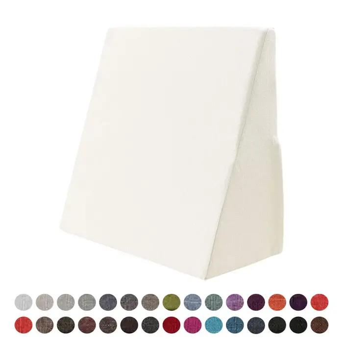 Coussin de dossier à cale triangulaire à la tête du lit, oreiller à angle droit en éponge rembourrée