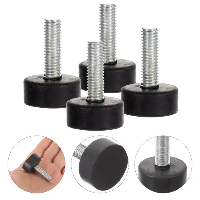 Niveleurs de meubles pieds en caoutchouc réglables, vis M8 de 25mm, robustes, antidérapants, Absorpt