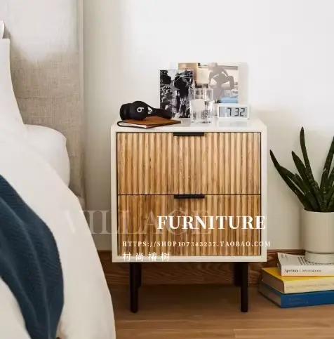 Avec tiroirs Table de chevet or petite Table d'appoint chambre salon Table d'appoint tiroirs blanc r