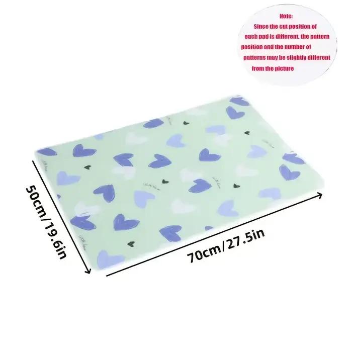 Coussin de protection de lit antidérapant lavable et réutilisable – Tapis de soin épais et durable e