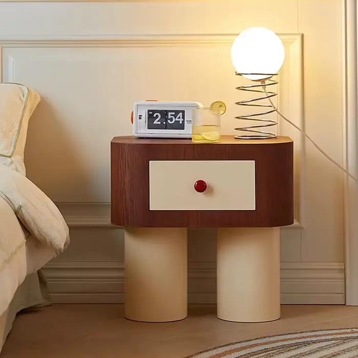 Chambre petite Table de chevet ronde qualité délicatesse petite Table de chevet mignonne Style nordi