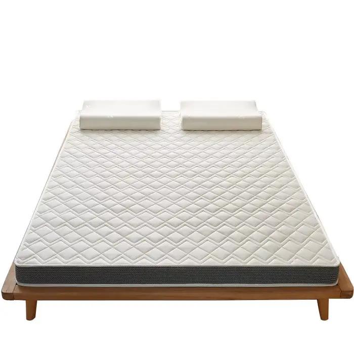 Matelas en latex naturel pour la maison, chambre à coucher, tatami, coussin en coton à mémoire de fo