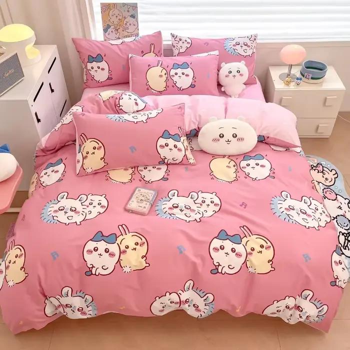 Housse de couette U-sagi, décoration de chambre à coucher, cadeau pour enfants, adulte, lit simple, 