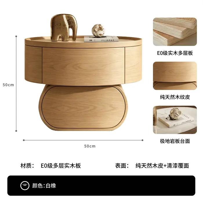 Table de chevet tendance avec rangement, moderne, créative, unique, de luxe, délicieuse, Meubles de 