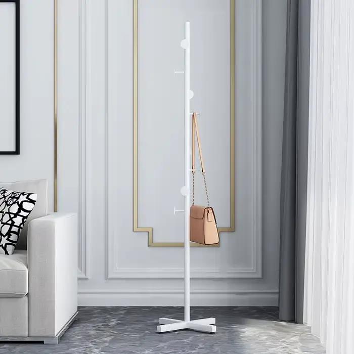 Cintre sur pied moderne pour chambre à coucher, simple, pour salon, porte-manteau d'intérieur italie