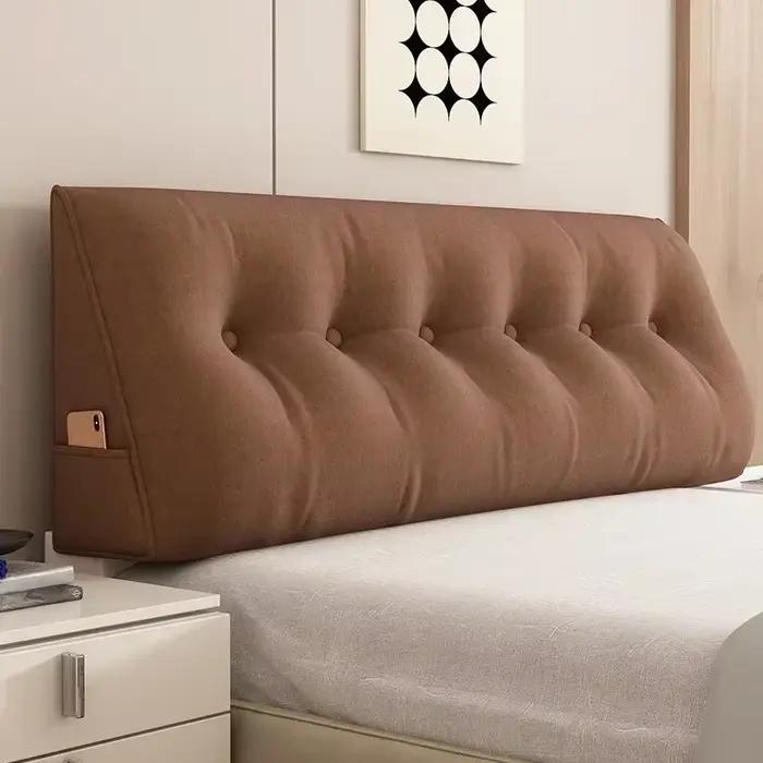 Grand oreiller triangulaire pour lit, repose-lit en coin, oreiller de lecture, Support de positionne