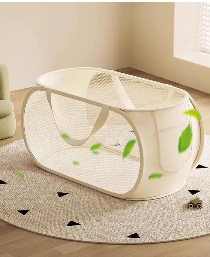 Panier de rangement pour jouets pour enfants, panier à linge de grande capacité, panier de rangement