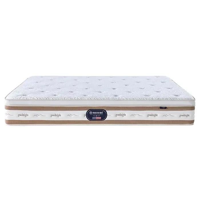 Matelas Double lit King Size Gel Latex naturel mousse à mémoire de forme matelas enroulable à ressor