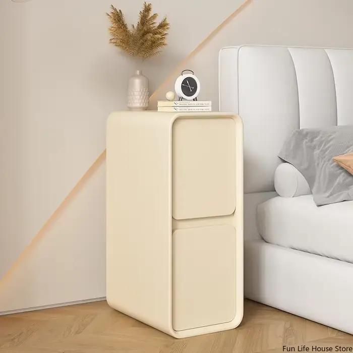 Table de chevet minimaliste moderne, style français, petit espace ultra-étroit, mini armoire latéral