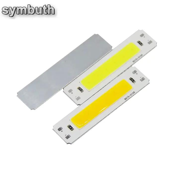 Ampoule Led Cob d'entrée 5V Source de bande lumineuse pour bricolage USB Led éclairage 2W 60x15mm 6c