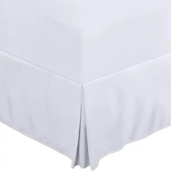 Jupe de lit plissée sur mesure de Style européen, bien faite, avec tissu Durable, hauteur 35cm(14 po